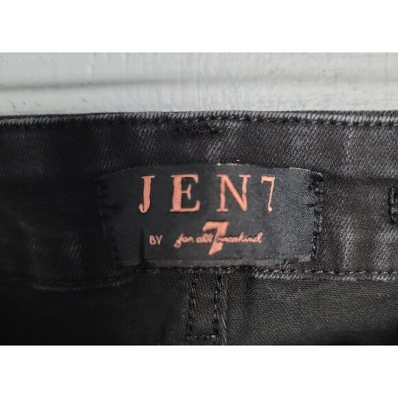 Jen7 by For All Mankind Slim Boyfriend Denim Jeans. Size 8 - Picture 5 of 9